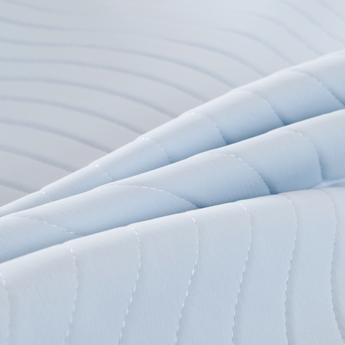 91家纺网 家纺一手货源 找家纺 CINNY馨宜 2026新款锦纶瞬间凉感凉席床笠 蓝色