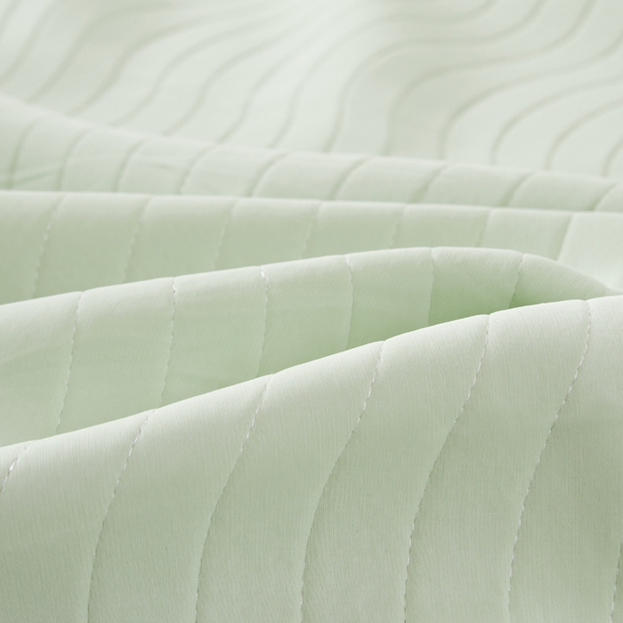 91家纺网 家纺一手货源 找家纺 CINNY馨宜 2026新款锦纶瞬间凉感凉席床笠 绿色