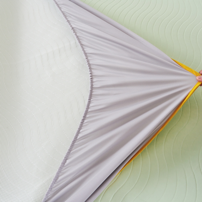 91家纺网 家纺一手货源 找家纺 CINNY馨宜 2026新款锦纶瞬间凉感凉席床笠 绿色