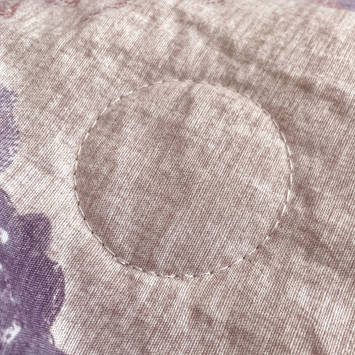 91家纺网 家纺一手货源 找家纺 圣比熊 2026新款A类夏天原麻纽扣加厚夏被宿舍双人床仿亚麻被子被芯 安紫