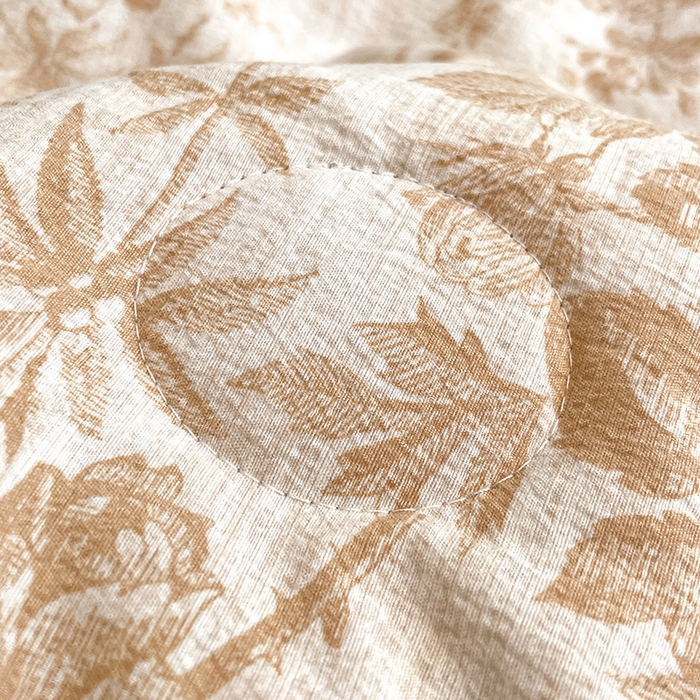 91家纺网 家纺一手货源 找家纺 圣比熊 2026新款A类夏天原麻纽扣加厚夏被宿舍双人床仿亚麻被子被芯 忆秋风