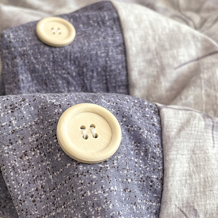 91家纺网 家纺一手货源 找家纺 梦舒羽 2026新款A类夏天原麻纽扣加厚夏被宿舍双人床仿亚麻被子被芯 花与蝶