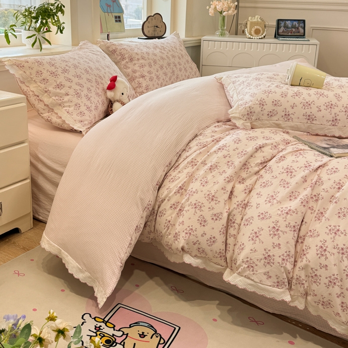 91家纺网 家纺一手货源 找家纺 （总）漫仙阁家纺 2026新款云感泡芙棉四件套