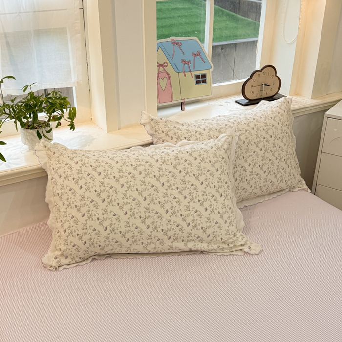 91家纺网 家纺一手货源 找家纺 漫仙阁家纺 2026新款云感泡芙棉四件套 巴黎春天