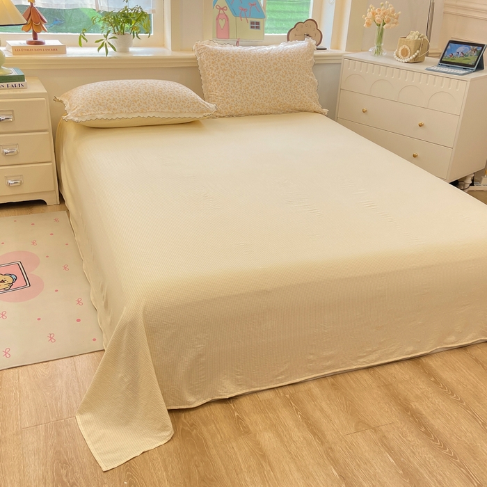 91家纺网 家纺一手货源 找家纺 漫仙阁家纺 2026新款云感泡芙棉四件套 花影