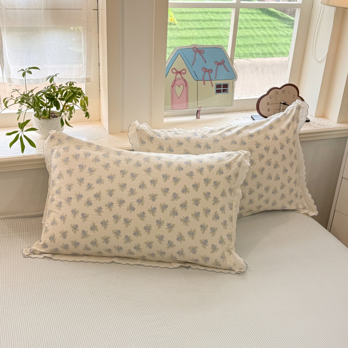 91家纺网 家纺一手货源 找家纺 漫仙阁家纺 2026新款云感泡芙棉四件套 兰黛