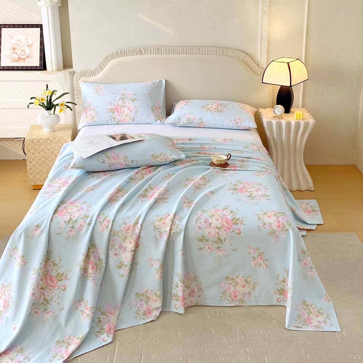 91家纺网 家纺一手货源 找家纺 春皖家纺 2026新款全棉老粗布席子凉席普通款单床单床单单件 向晚