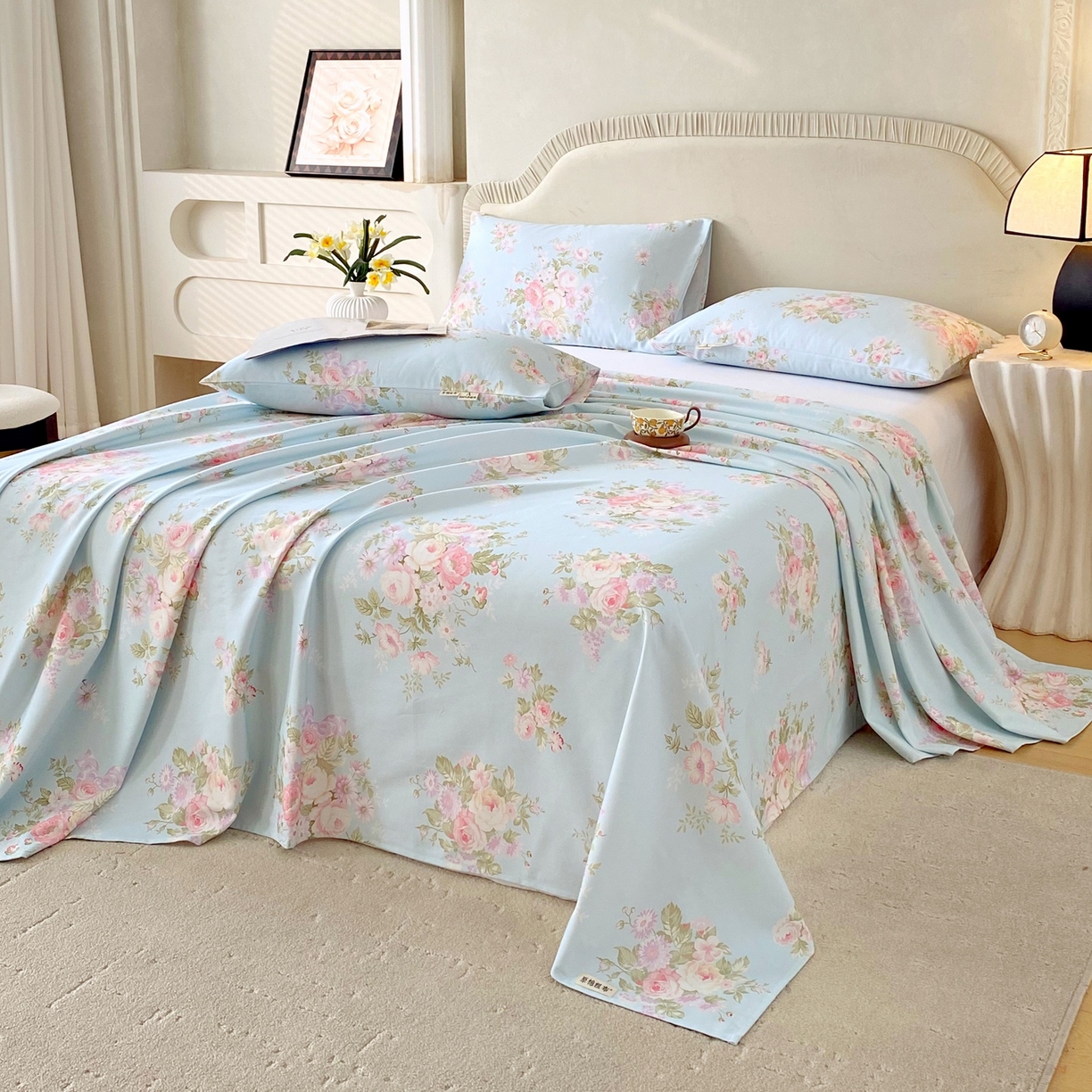 91家纺网 家纺一手货源 找家纺 春皖家纺 2026新款全棉老粗布席子凉席普通款单床单床单单件 向晚