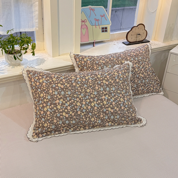 91家纺网 家纺一手货源 找家纺 漫仙阁家纺 2026新款云感泡芙棉四件套 漫野