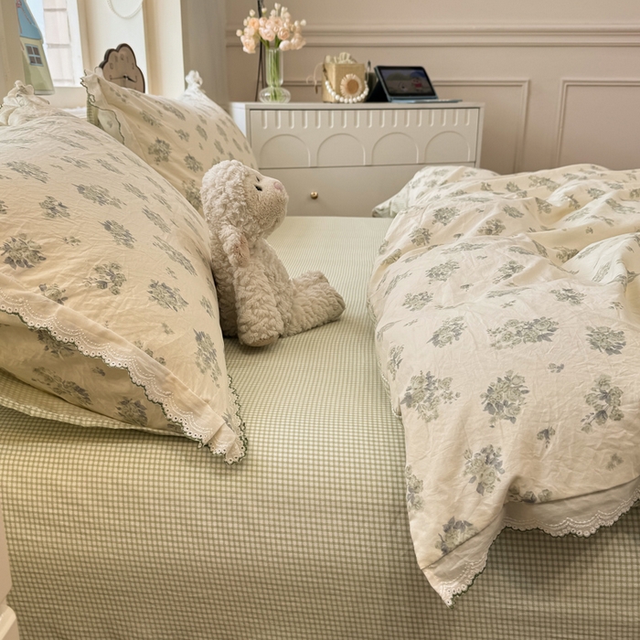 91家纺网 家纺一手货源 找家纺 漫仙阁家纺 2026新款云感泡芙棉四件套 南烟