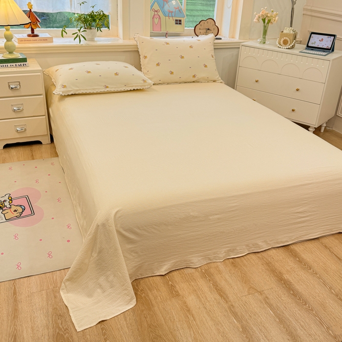 91家纺网 家纺一手货源 找家纺 漫仙阁家纺 2026新款云感泡芙棉四件套 小河马