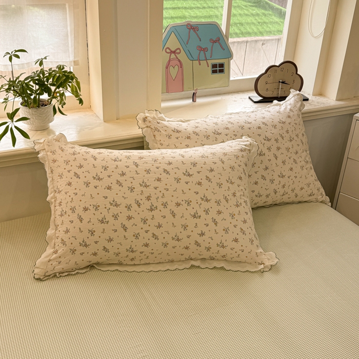 91家纺网 家纺一手货源 找家纺 漫仙阁家纺 2026新款云感泡芙棉四件套 屿花