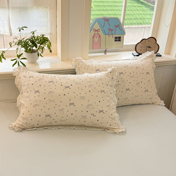 91家纺网 家纺一手货源 找家纺 漫仙阁家纺 2026新款云感泡芙棉四件套 雨沫