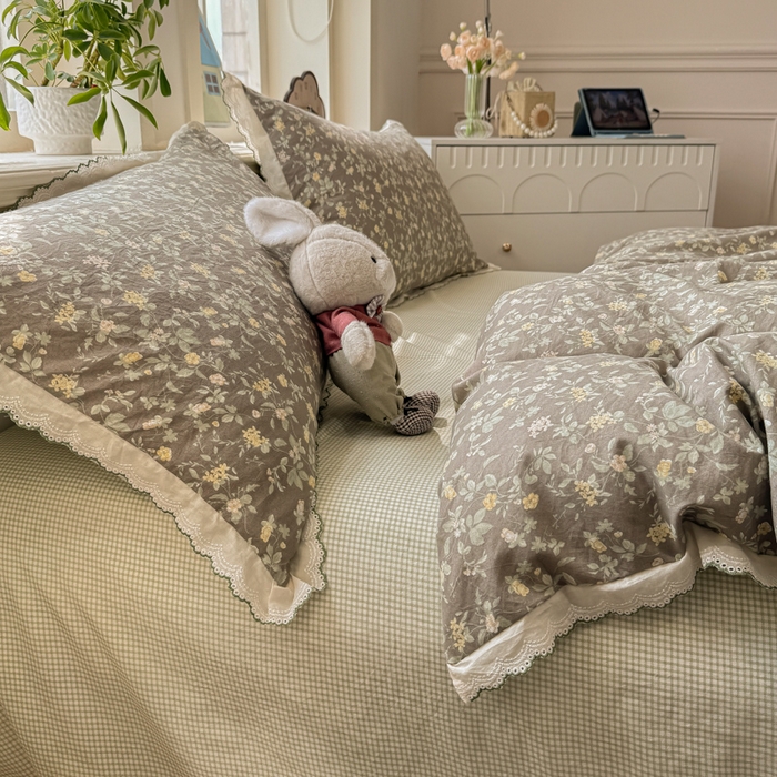 91家纺网 家纺一手货源 找家纺 漫仙阁家纺 2026新款云感泡芙棉四件套 知否