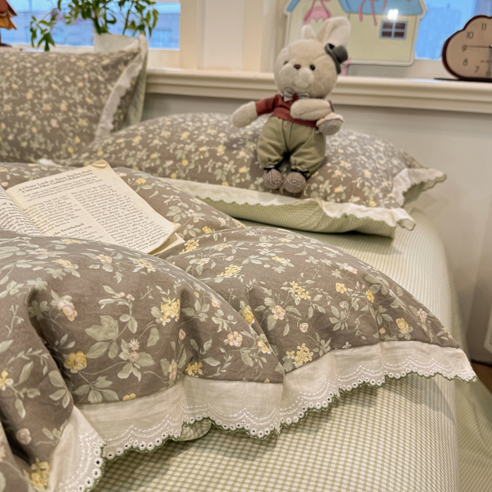 漫仙阁家纺 2026新款云感泡芙棉四件套 知否