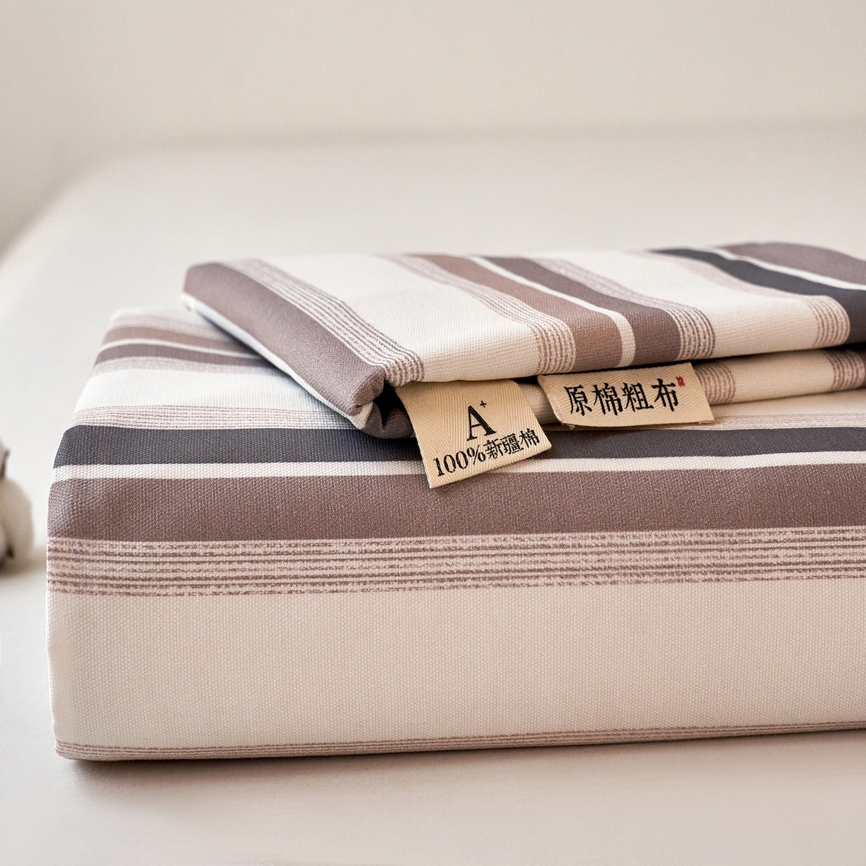 春皖家纺 2026新款全棉老粗布席子凉席普通款单床单床单单件 星纬