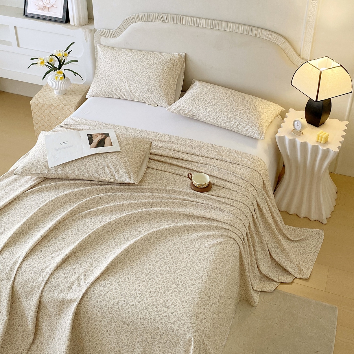 91家纺网 家纺一手货源 找家纺 春皖家纺 2026新款全棉老粗布席子凉席普通款单床单床单单件 醒风