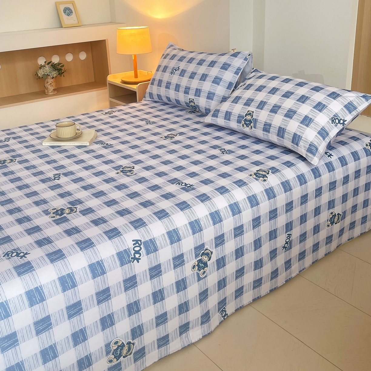 91家纺网 家纺一手货源 找家纺 春皖家纺 2026新款全棉老粗布席子凉席普通款单床单床单单件 摇滚