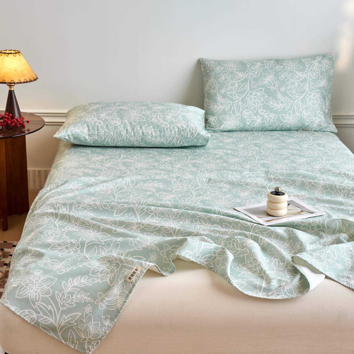 91家纺网 家纺一手货源 找家纺 春皖家纺 2026新款全棉老粗布席子凉席普通款单床单床单单件 意禾Y