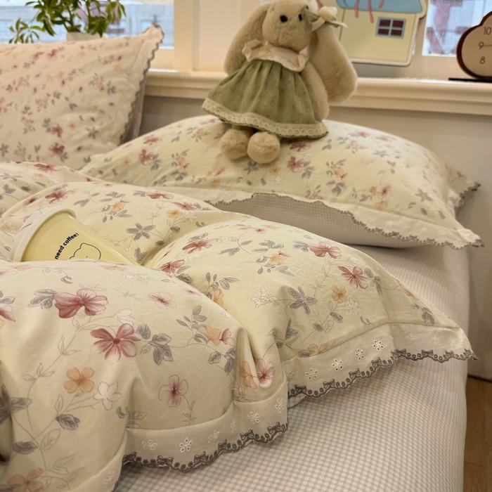 91家纺网 家纺一手货源 找家纺 （总）漫仙阁家纺 2026新款云感泡芙棉四件套