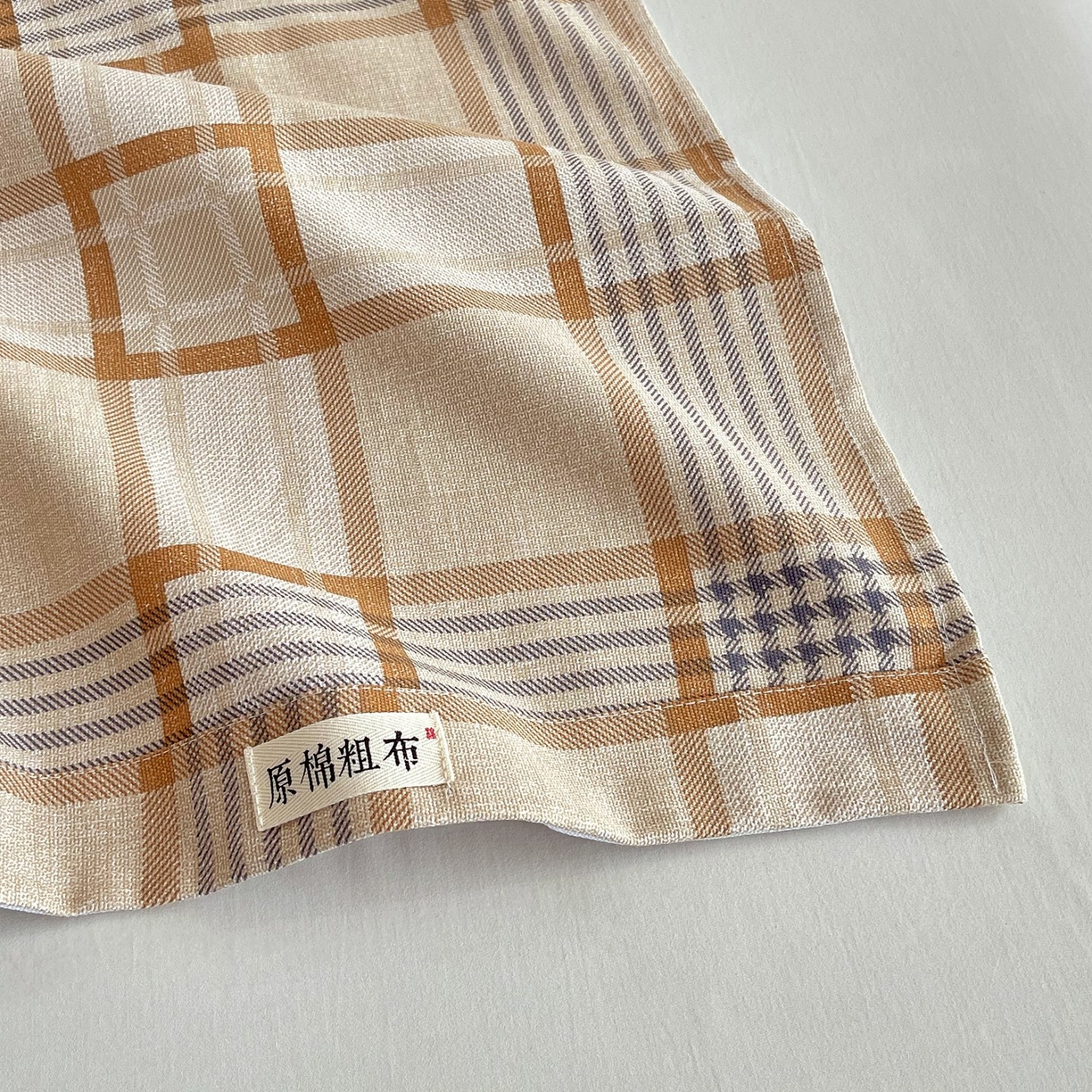 91家纺网 家纺一手货源 找家纺 春皖家纺 2026新款全棉老粗布席子凉席普通款单床单床单单件 意境-咖