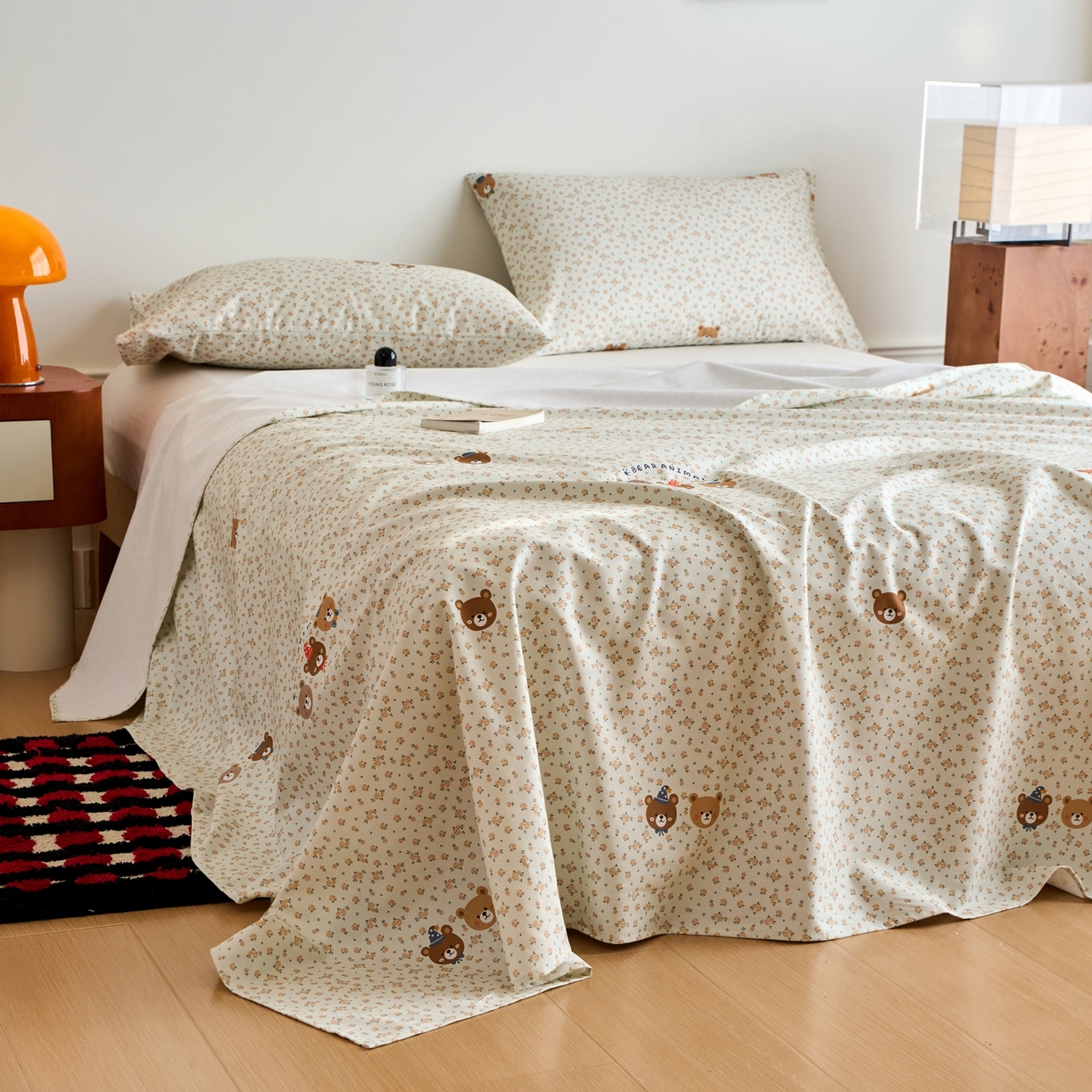 91家纺网 家纺一手货源 找家纺 春皖家纺 2026新款全棉老粗布席子凉席普通款单床单床单单件 尤米H