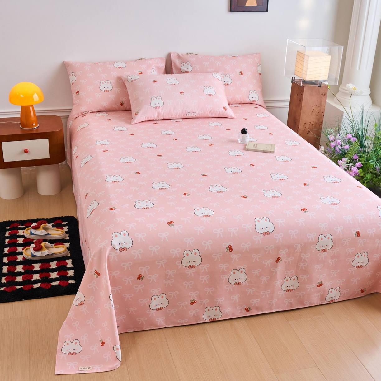 91家纺网 家纺一手货源 找家纺 春皖家纺 2026新款全棉老粗布席子凉席普通款单床单床单单件 予光