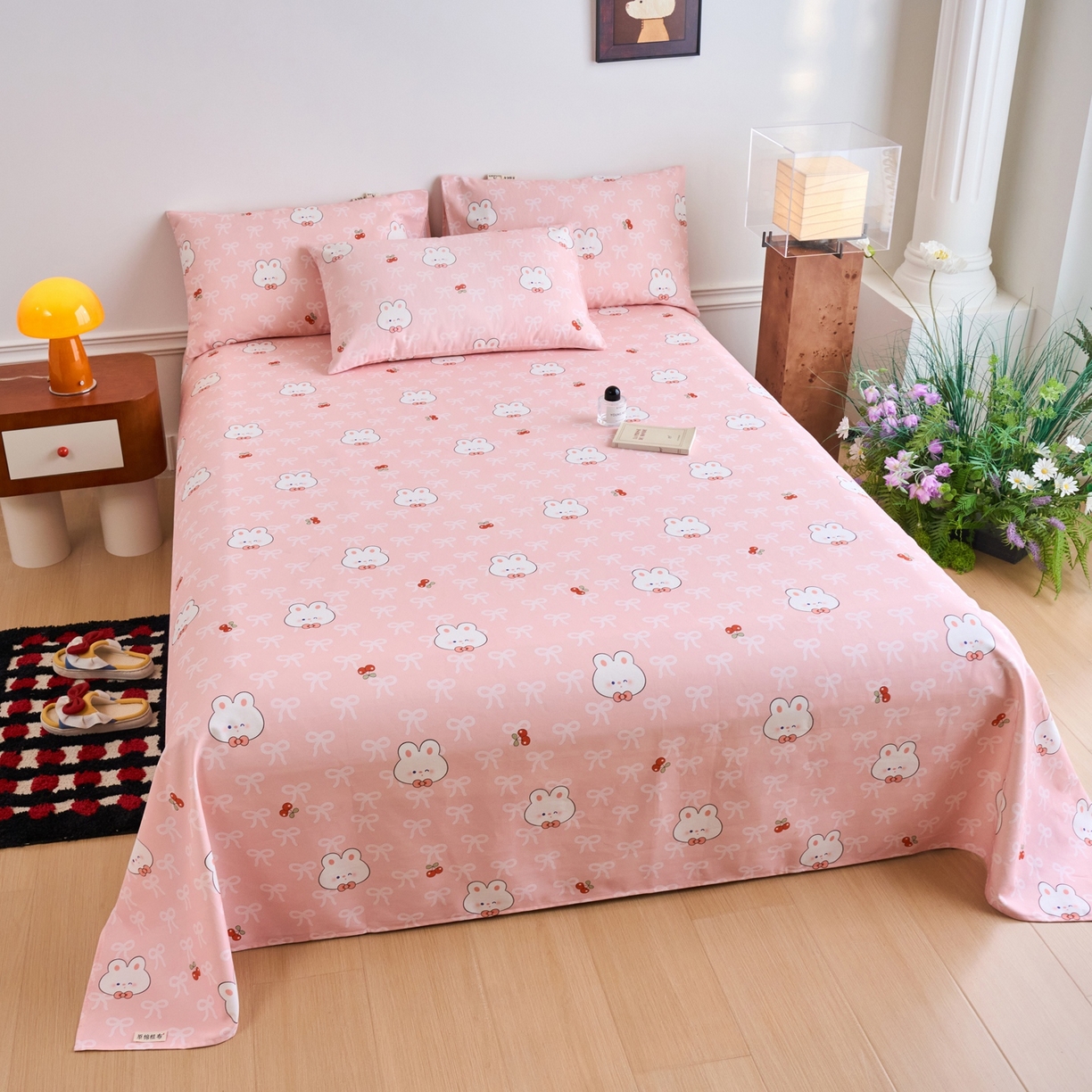 91家纺网 家纺一手货源 找家纺 春皖家纺 2026新款全棉老粗布席子凉席普通款单床单床单单件 予光