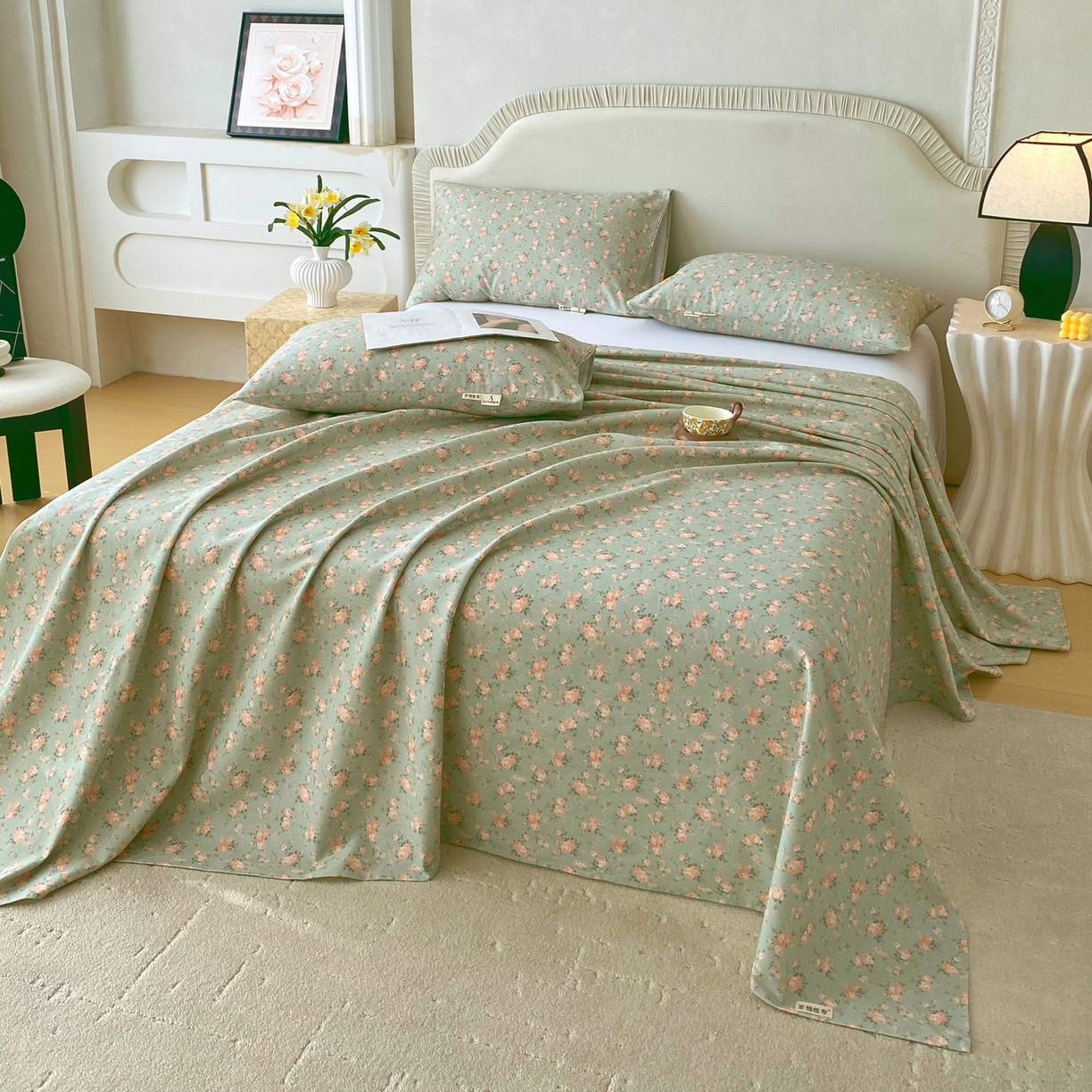 91家纺网 家纺一手货源 找家纺 春皖家纺 2026新款全棉老粗布席子凉席普通款单床单床单单件 知微