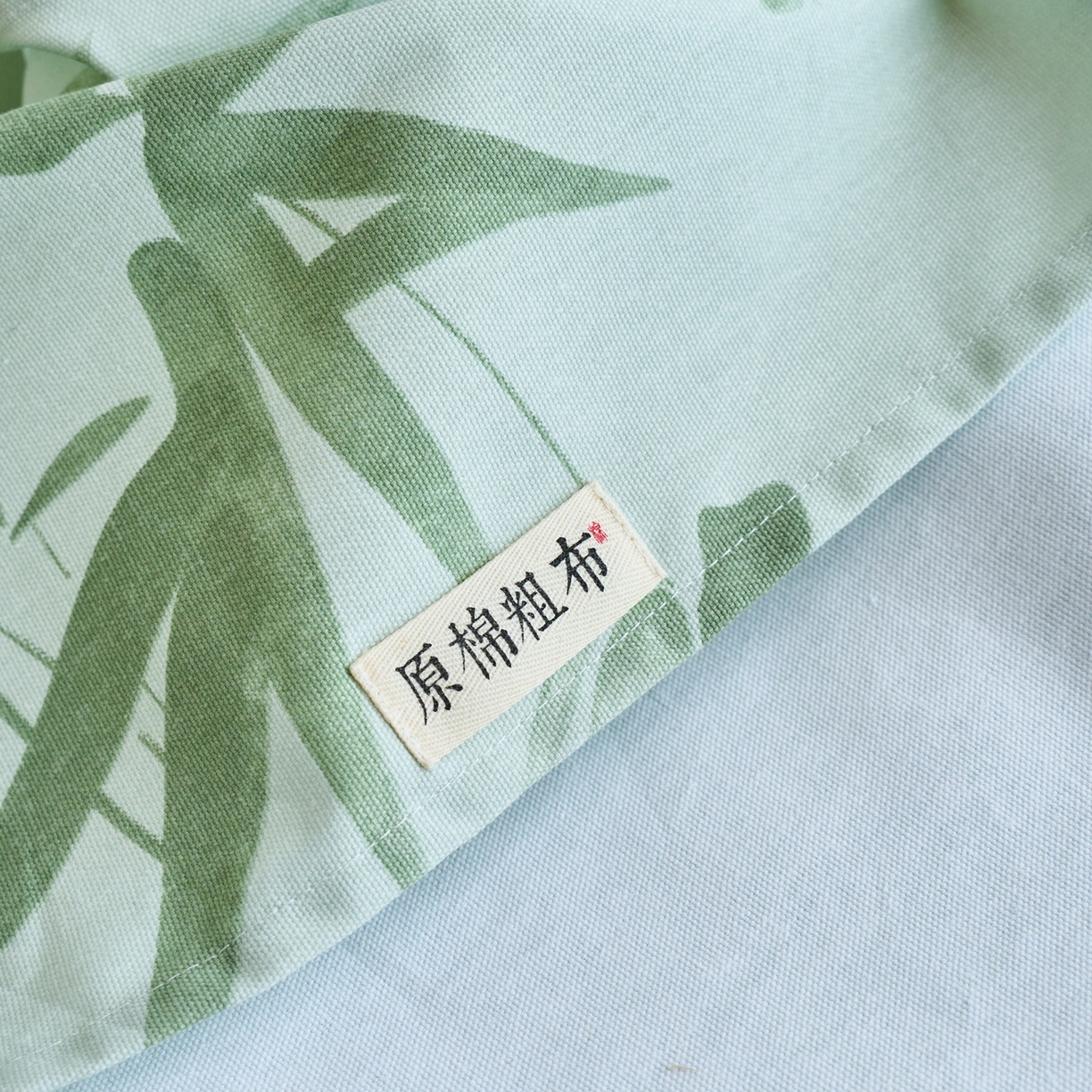 91家纺网 家纺一手货源 找家纺 春皖家纺 2026新款全棉老粗布席子凉席普通款单床单床单单件 竹影（无印款）