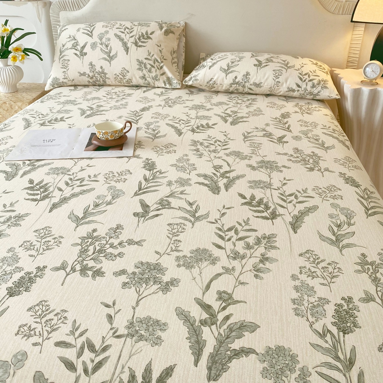 91家纺网 家纺一手货源 找家纺 春皖家纺 2026新款全棉老粗布席子凉席普通款单床单床单单件 子青