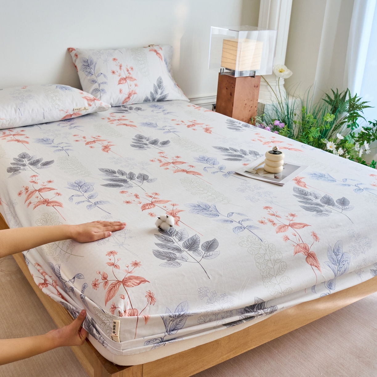 91家纺网 家纺一手货源 找家纺 （总）春皖家纺 2026新款全棉老粗布席子凉席普通款单床笠床笠单件