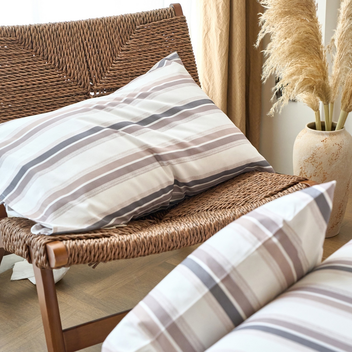 91家纺网 家纺一手货源 找家纺 春皖家纺 2026新款全棉老粗布席子凉席普通款单床笠床笠单件 星纬