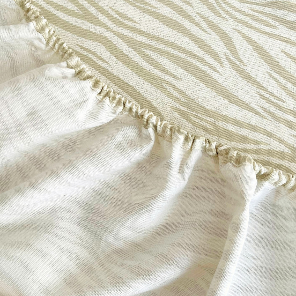 91家纺网 家纺一手货源 找家纺 春皖家纺 2026新款全棉老粗布席子凉席普通款单床笠床笠单件 星野纹-米