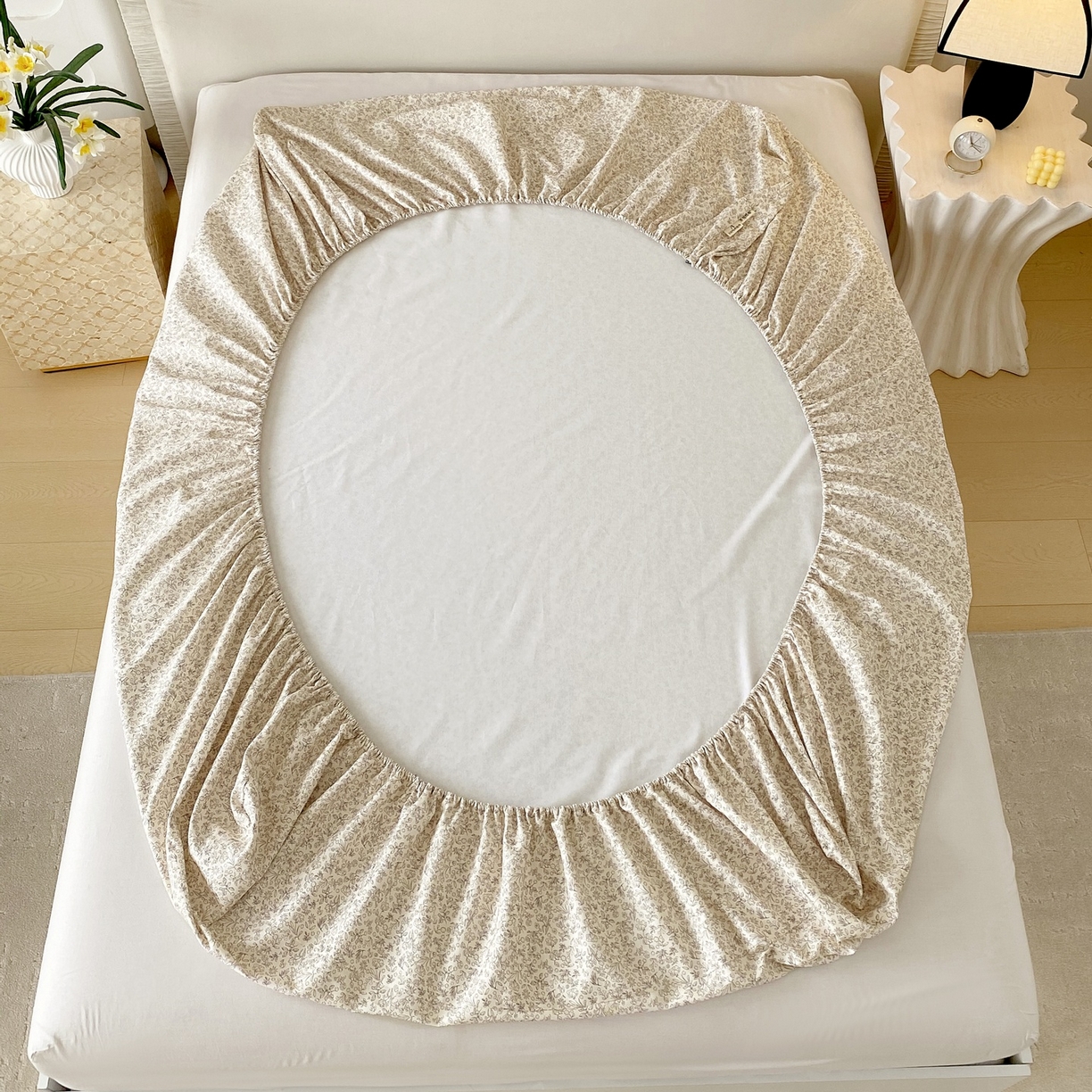 91家纺网 家纺一手货源 找家纺 春皖家纺 2026新款全棉老粗布席子凉席普通款单床笠床笠单件 醒风