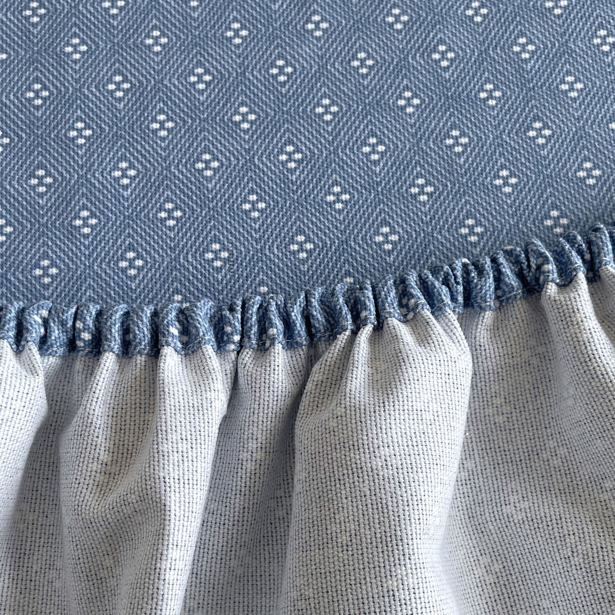 91家纺网 家纺一手货源 找家纺 春皖家纺 2026新款全棉老粗布席子凉席普通款单床笠床笠单件 樱子蓝