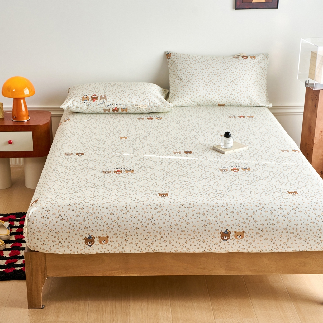 91家纺网 家纺一手货源 找家纺 春皖家纺 2026新款全棉老粗布席子凉席普通款单床笠床笠单件 尤米H