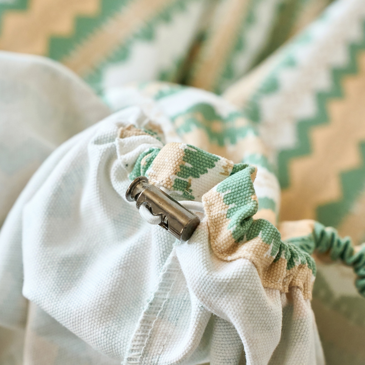 91家纺网 家纺一手货源 找家纺 春皖家纺 2026新款全棉老粗布席子凉席普通款单床笠床笠单件 羽安-绿