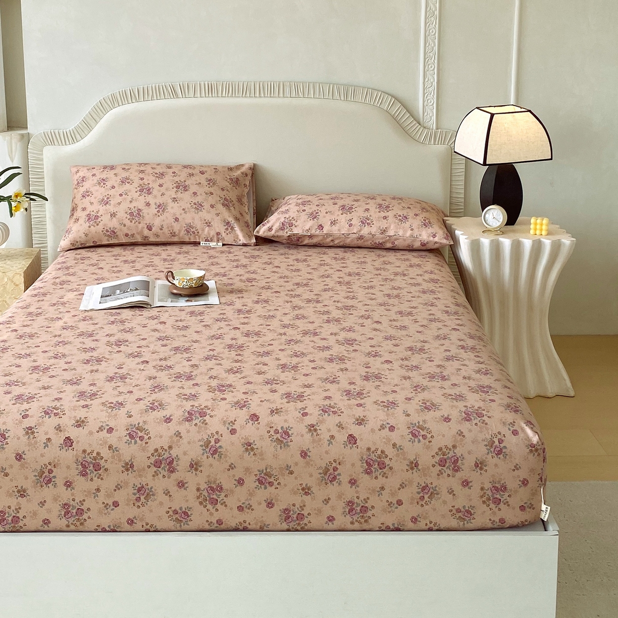 91家纺网 家纺一手货源 找家纺 春皖家纺 2026新款全棉老粗布席子凉席普通款单床笠床笠单件 云裳