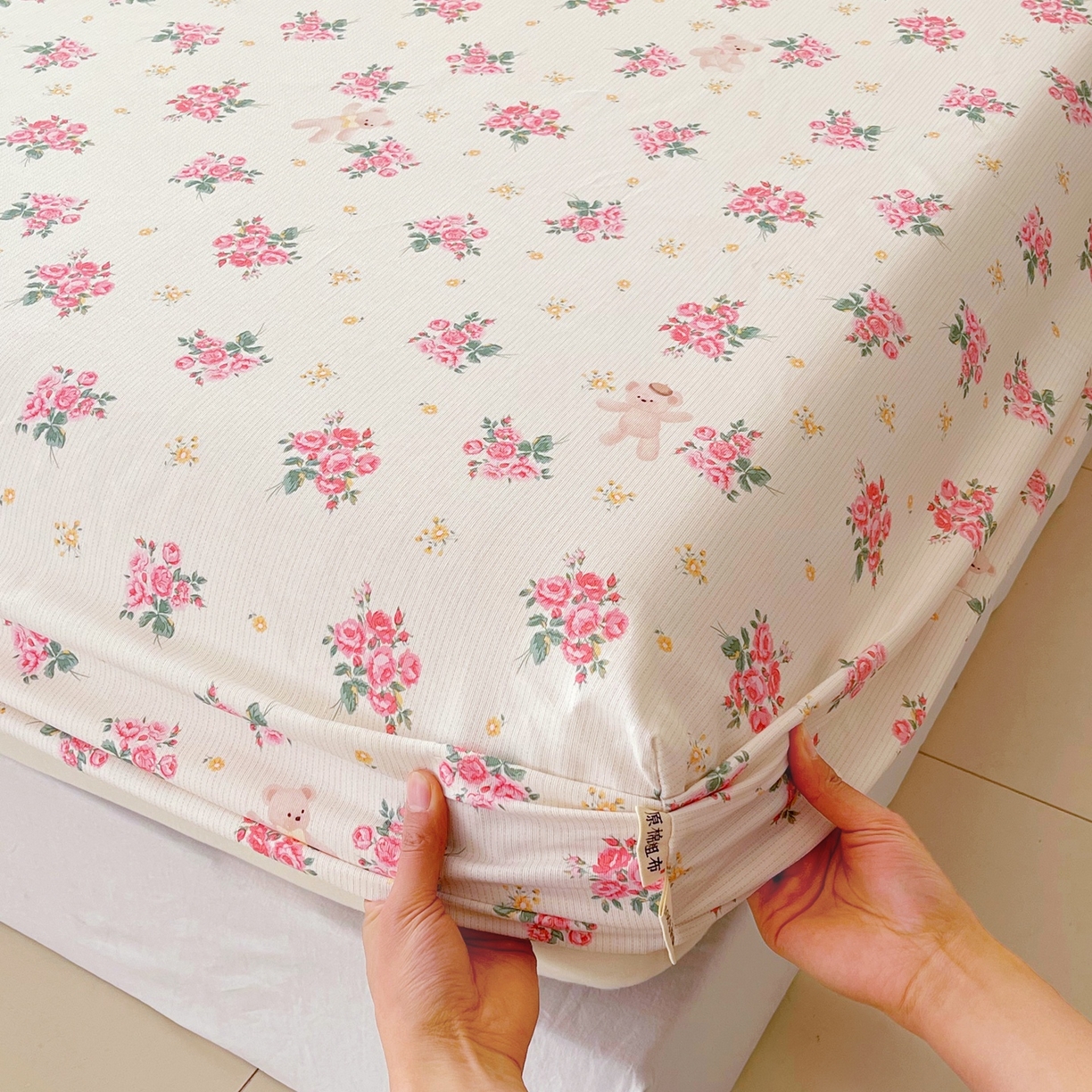 91家纺网 家纺一手货源 找家纺 春皖家纺 2026新款全棉老粗布席子凉席普通款单床笠床笠单件 芝甜