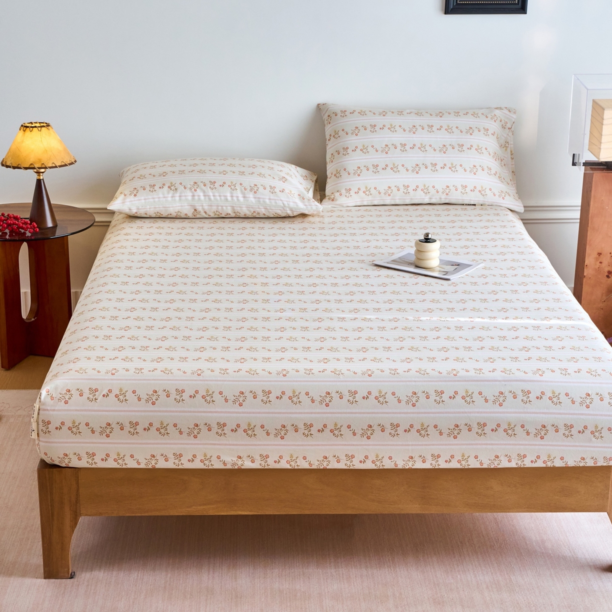 91家纺网 家纺一手货源 找家纺 春皖家纺 2026新款全棉老粗布席子凉席普通款单床笠床笠单件 知否