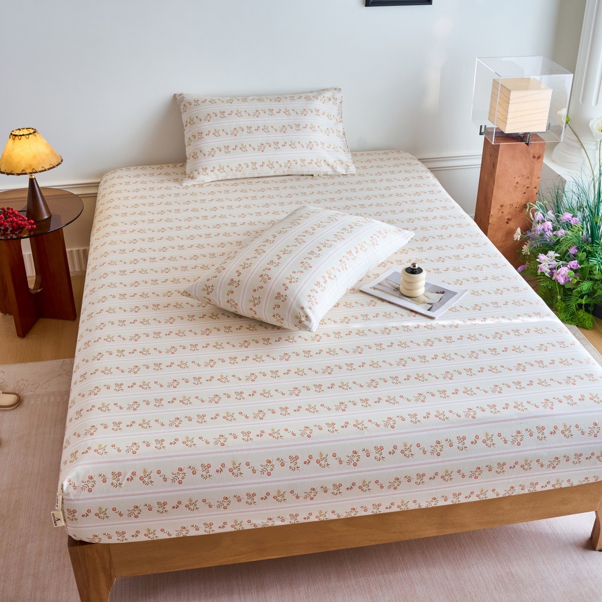 91家纺网 家纺一手货源 找家纺 春皖家纺 2026新款全棉老粗布席子凉席普通款单床笠床笠单件 知否