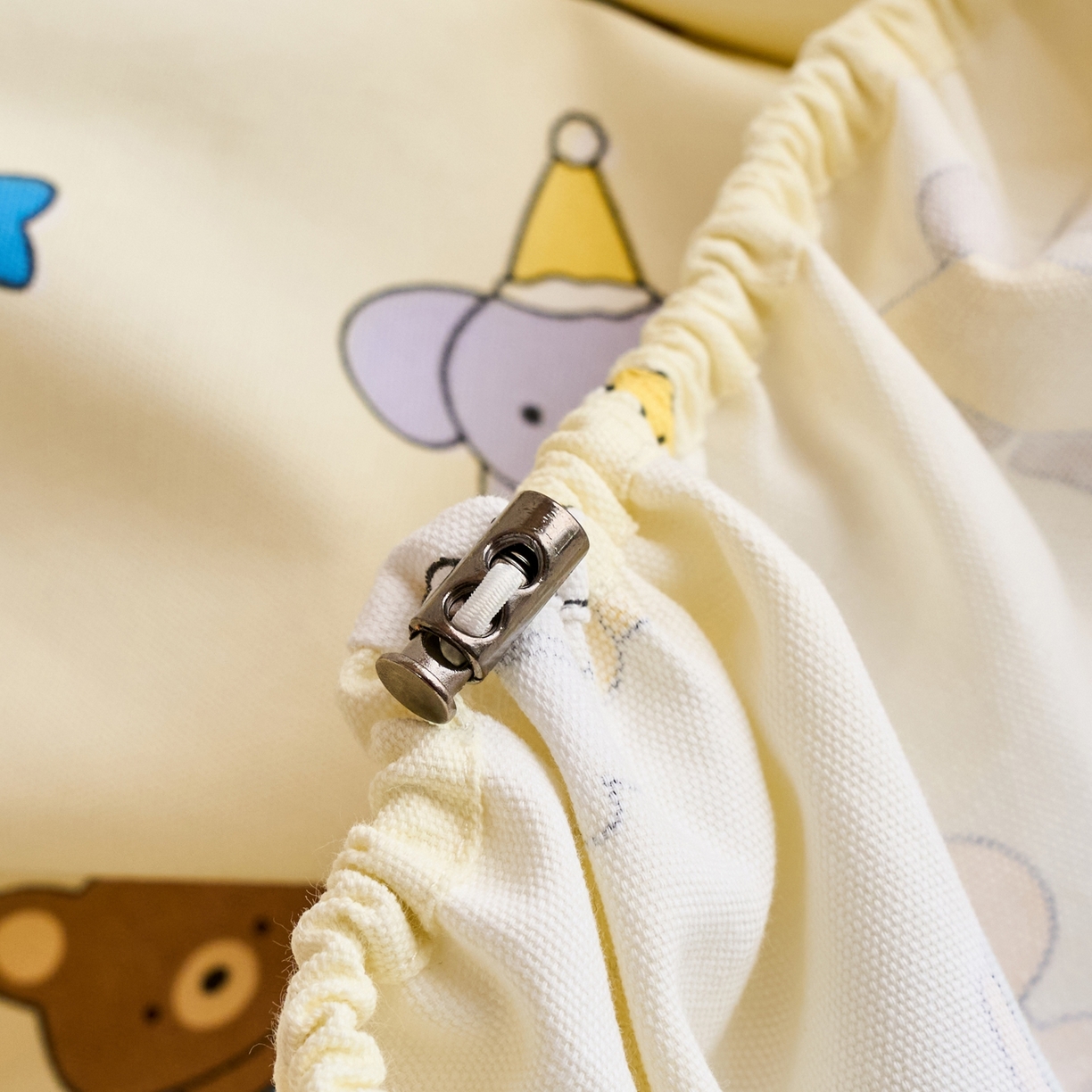 91家纺网 家纺一手货源 找家纺 春皖家纺 2026新款全棉老粗布席子凉席工艺款单床笠床笠单件 快乐园