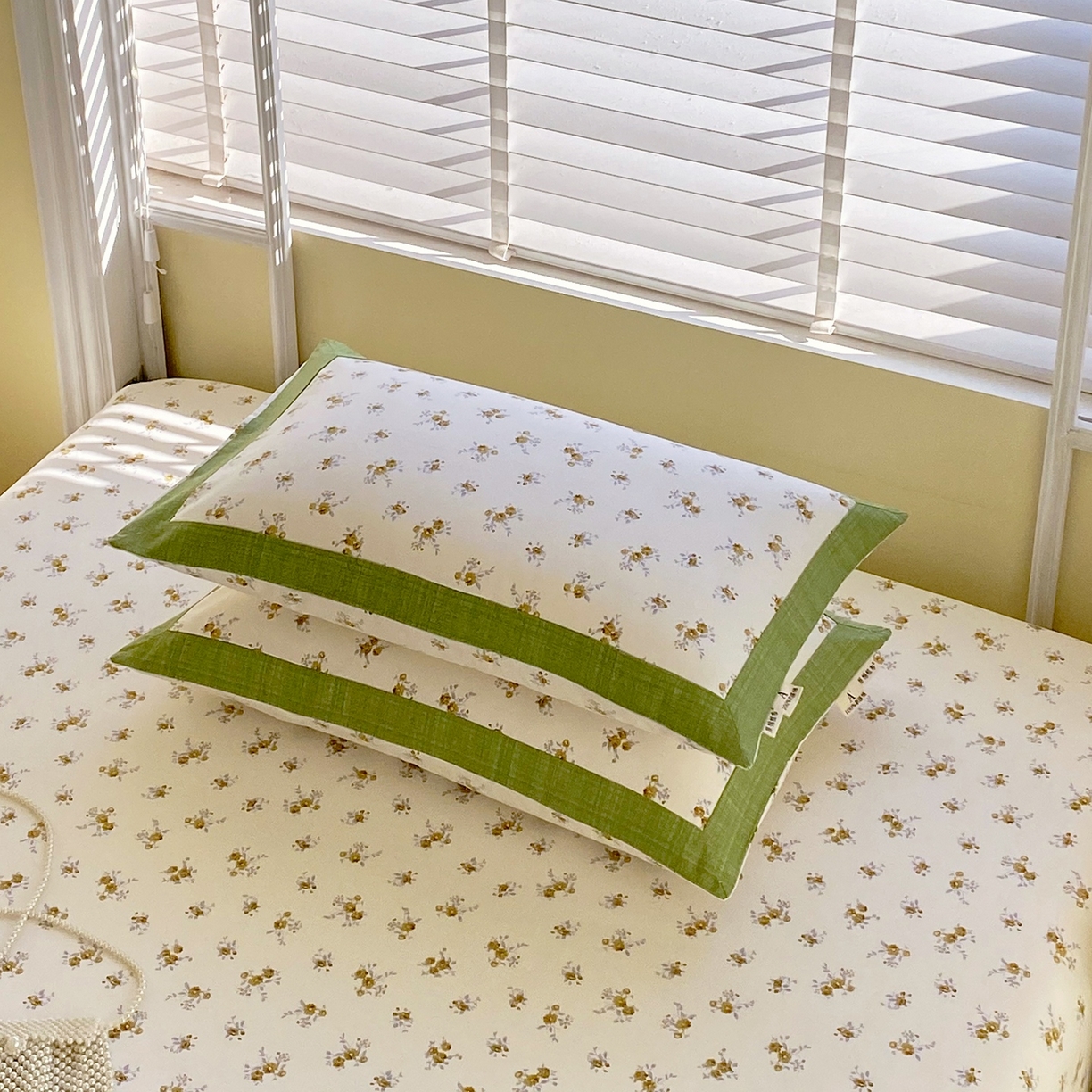 91家纺网 家纺一手货源 找家纺 春皖家纺 2026新款全棉老粗布席子凉席工艺款单床笠床笠单件 倩影米