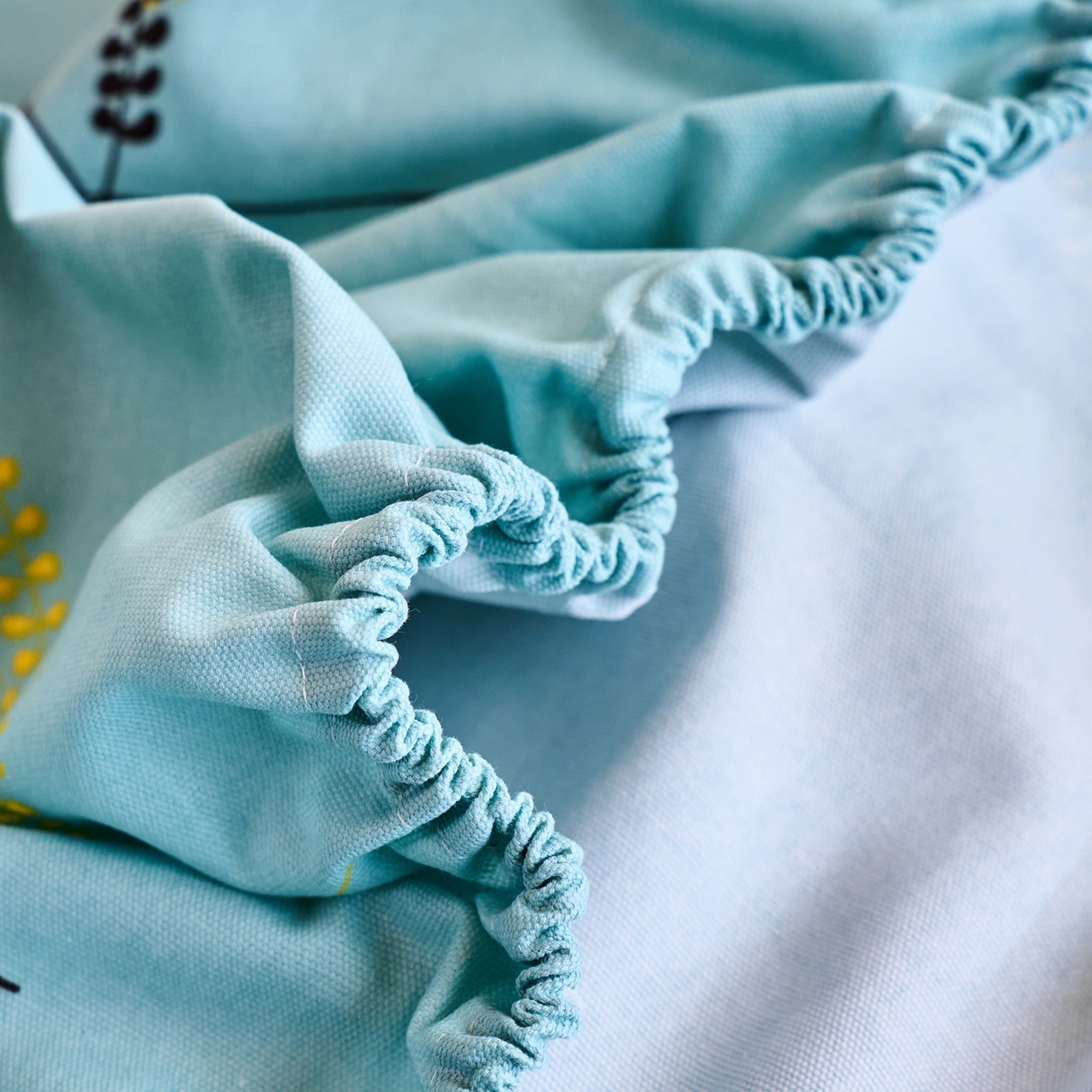 91家纺网 家纺一手货源 找家纺 春皖家纺 2026新款全棉老粗布席子凉席工艺款单床笠床笠单件 轻舞