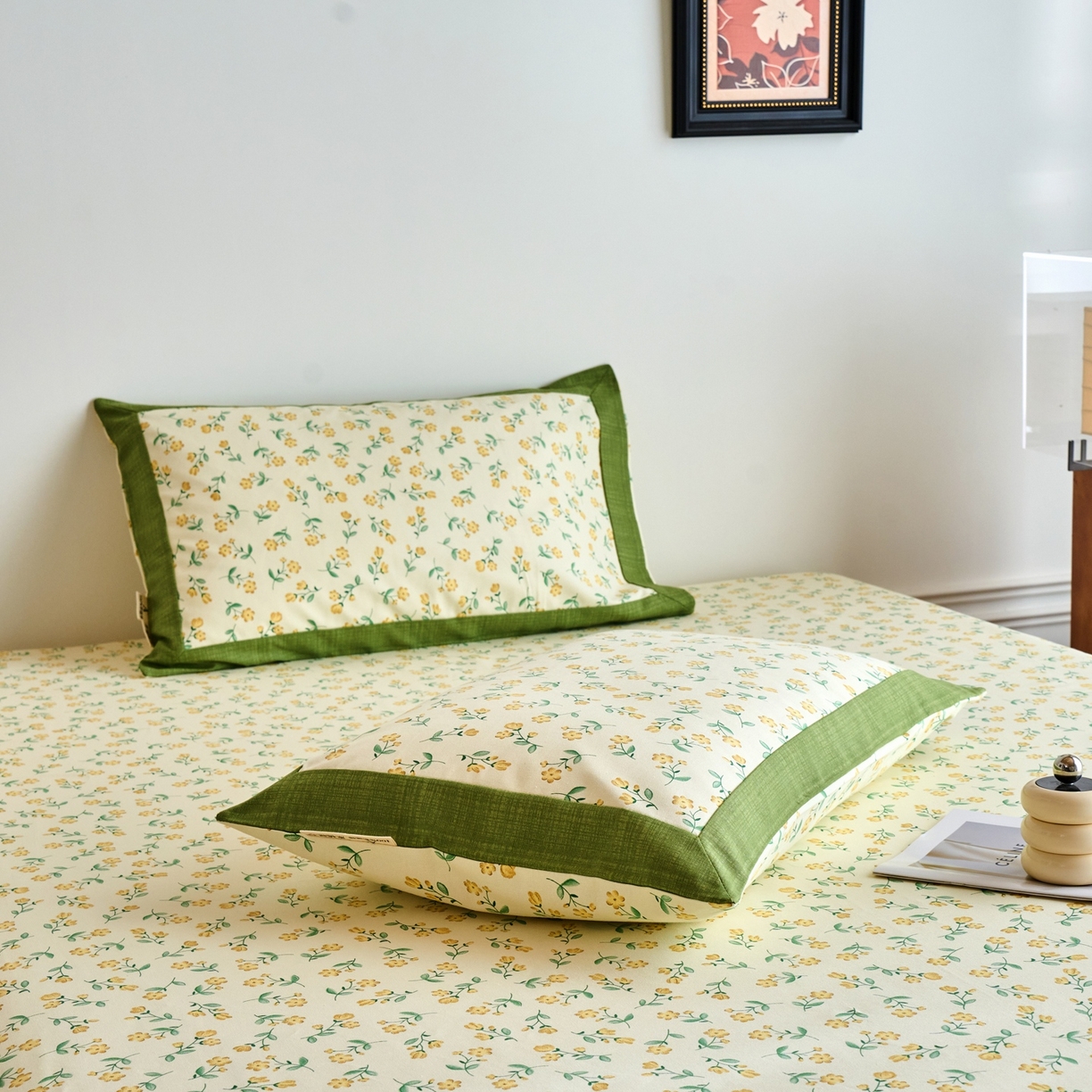 91家纺网 家纺一手货源 找家纺 春皖家纺 2026新款全棉老粗布席子凉席工艺款单床笠床笠单件 伊兰