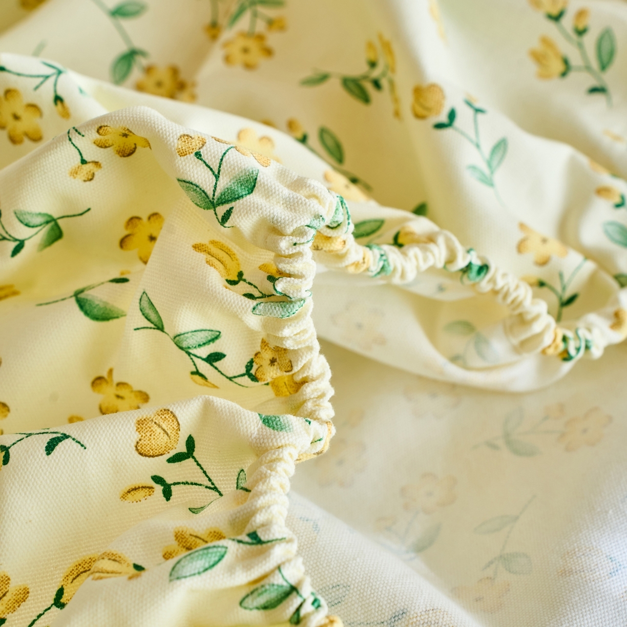 91家纺网 家纺一手货源 找家纺 春皖家纺 2026新款全棉老粗布席子凉席工艺款单床笠床笠单件 伊兰