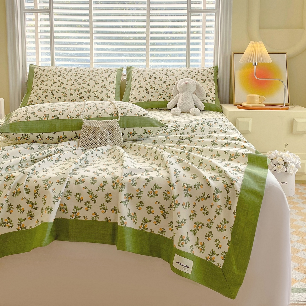 91家纺网 家纺一手货源 找家纺 春皖家纺 2026新款全棉老粗布席子凉席工艺款单床单床单单件 翠林音