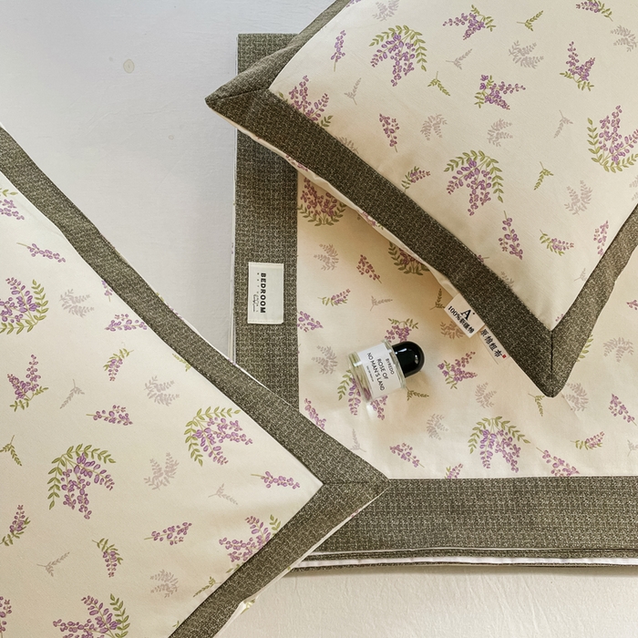 91家纺网 家纺一手货源 找家纺 春皖家纺 2026新款全棉老粗布席子凉席工艺款单床单床单单件 浪漫紫