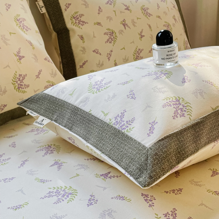 91家纺网 家纺一手货源 找家纺 春皖家纺 2026新款全棉老粗布席子凉席工艺款单床单床单单件 浪漫紫